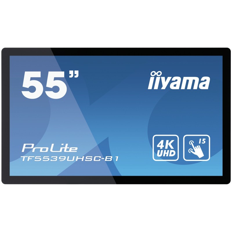 iiyama ProLite TF5539UHSC-B1AG 139cm (55") 4K UHD Touch Monitor HDMI/DP/VGA